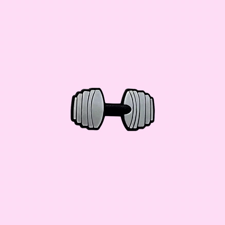 Gym weight Shoe Charm