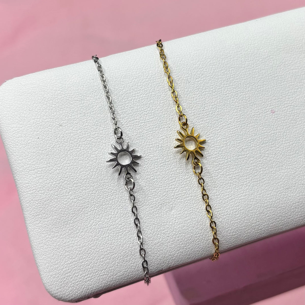 Stainless steel adjustable Sun Bracelet