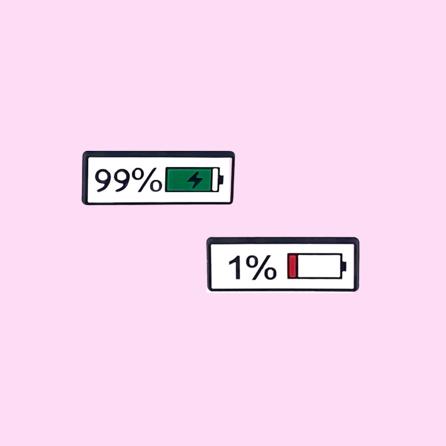 Percentage Shoe Charms