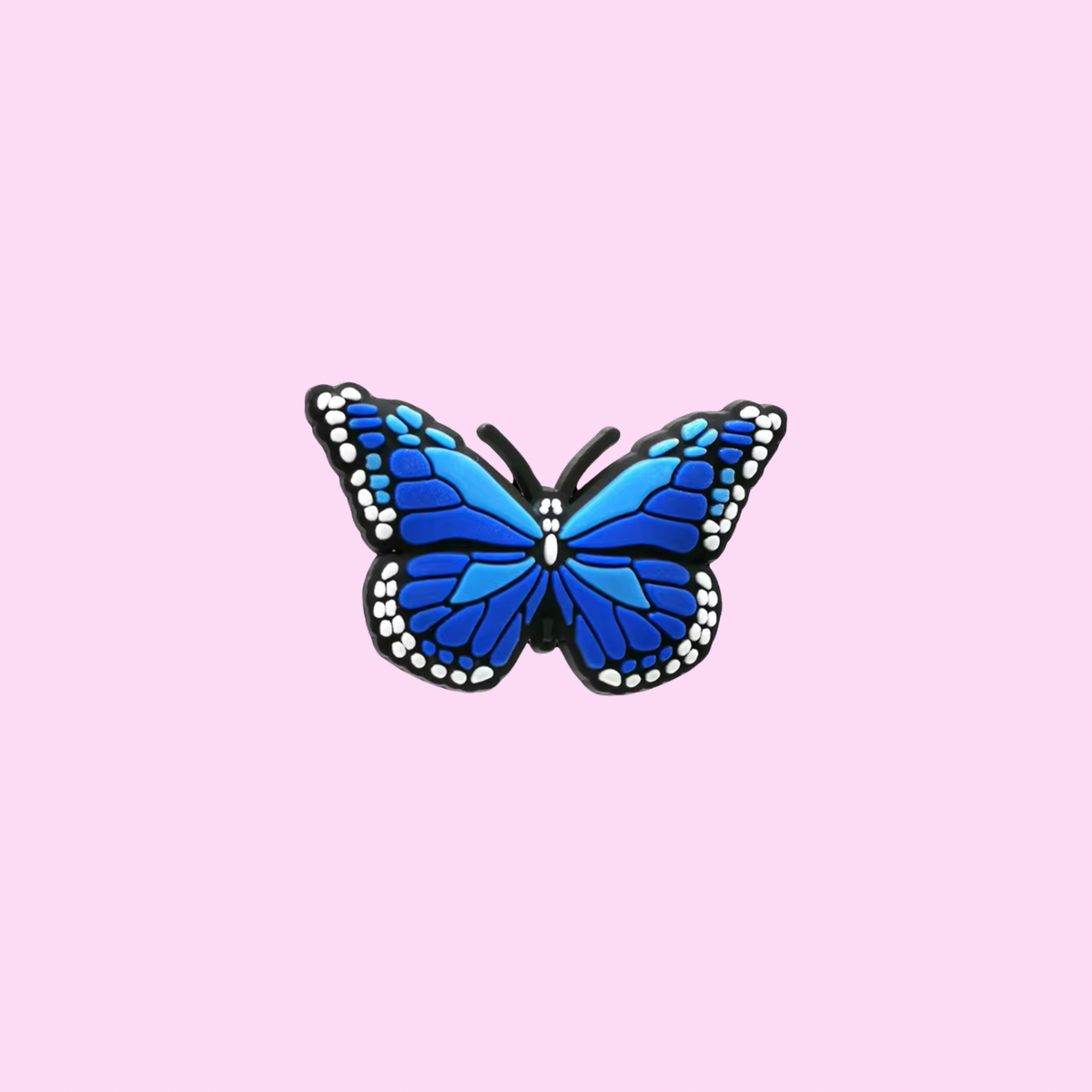 Blue butterfly Shoe Charm
