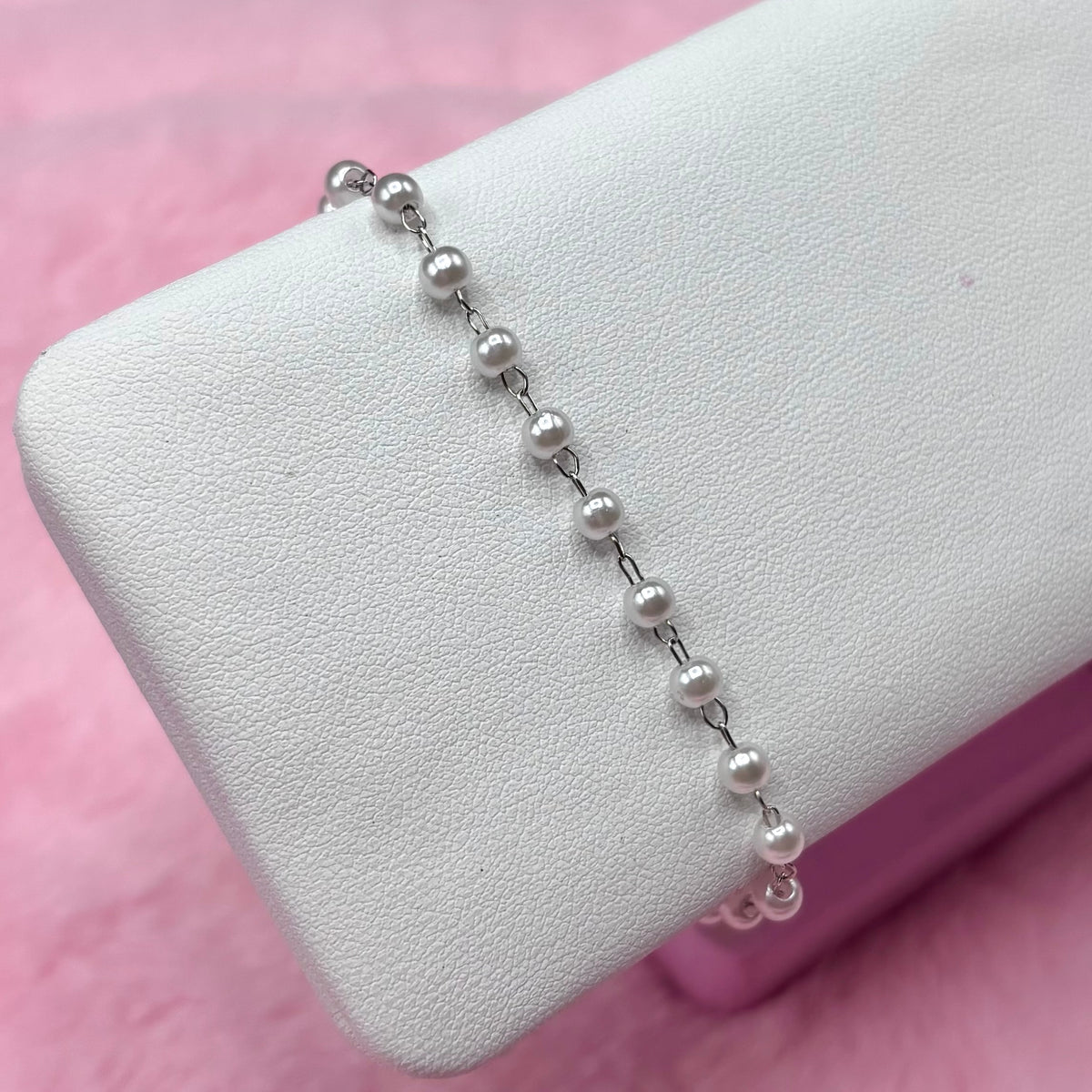 Stainless steel Pearl Adjustable Bracelet