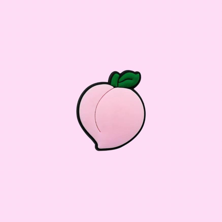 Peach Shoe Charm