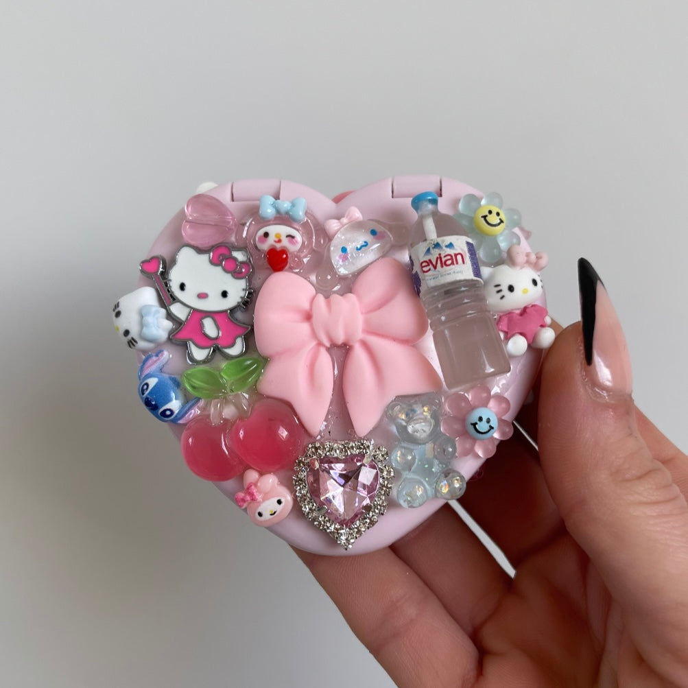 Kawaii mini flip mirror
