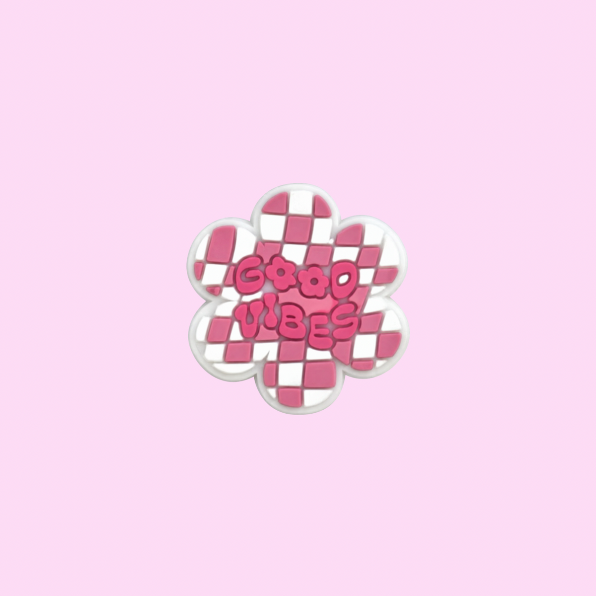Good Vibes Flower Shoe Charm