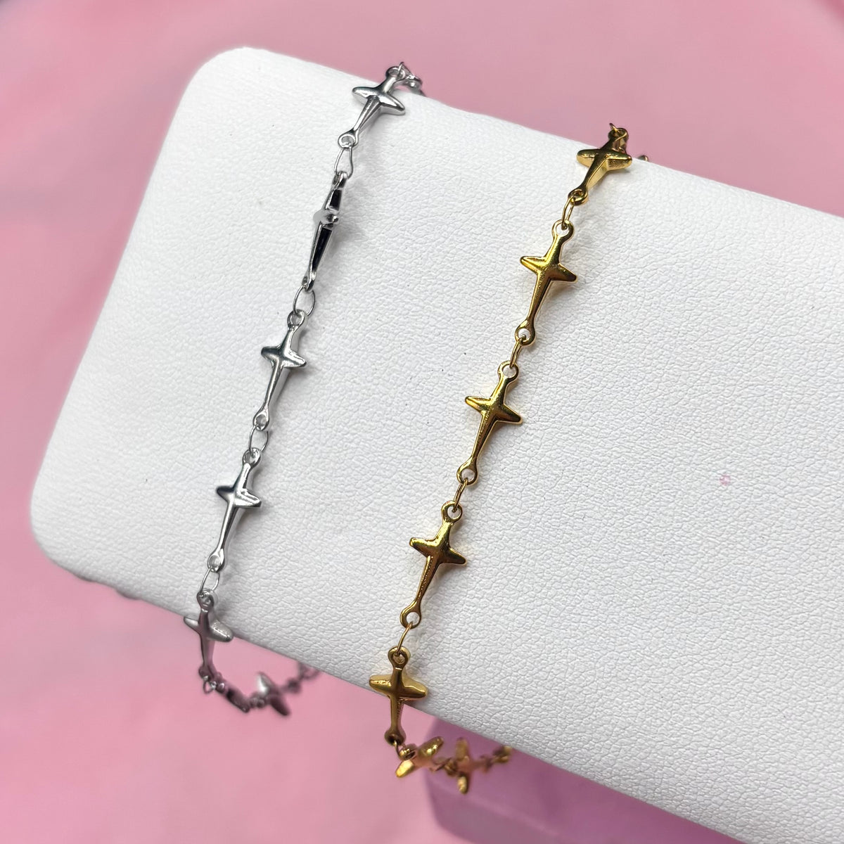 Stainless steel Adjustable Cross Bracelet