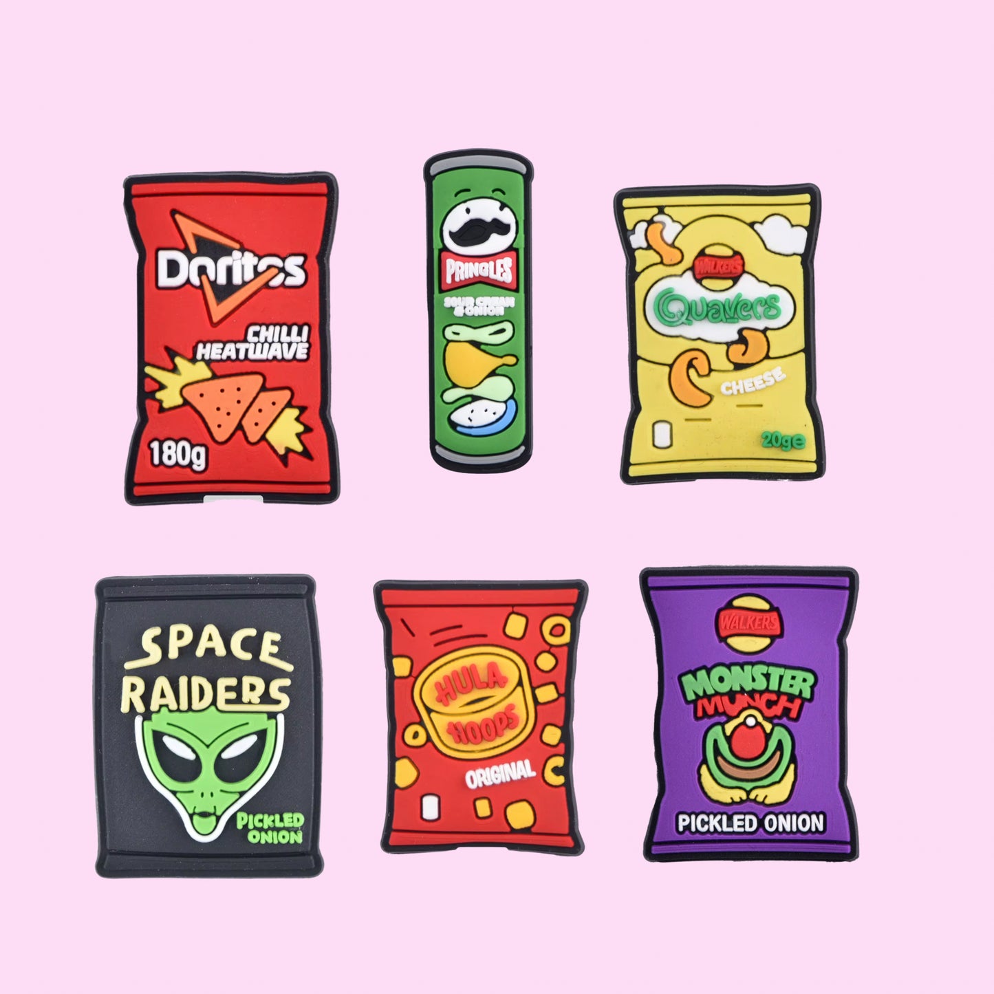 Crisps croc charms