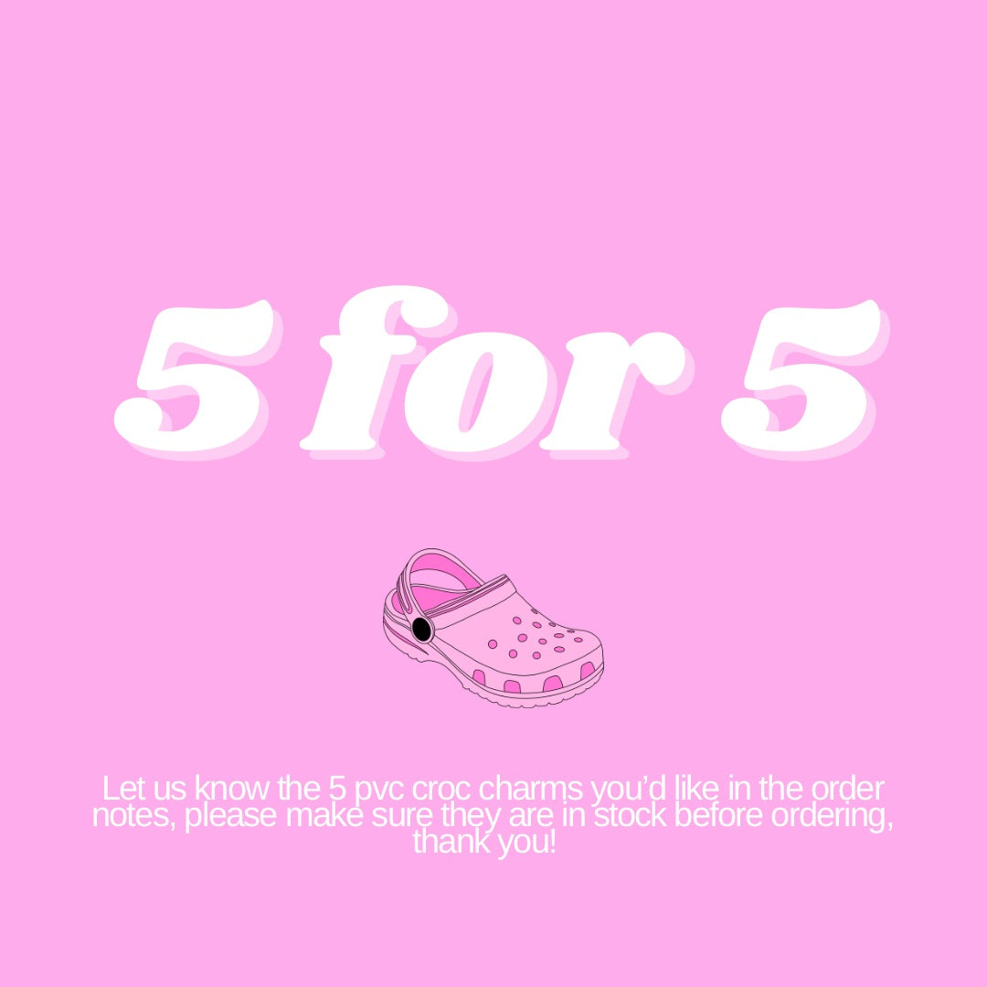 Croc Charm Bundle 5 For 5