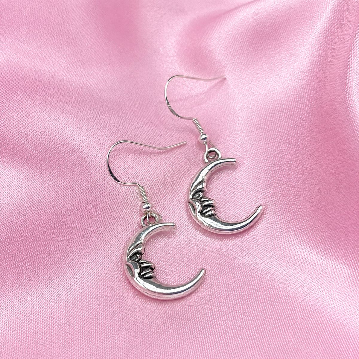 Sterling silver moon Earrings