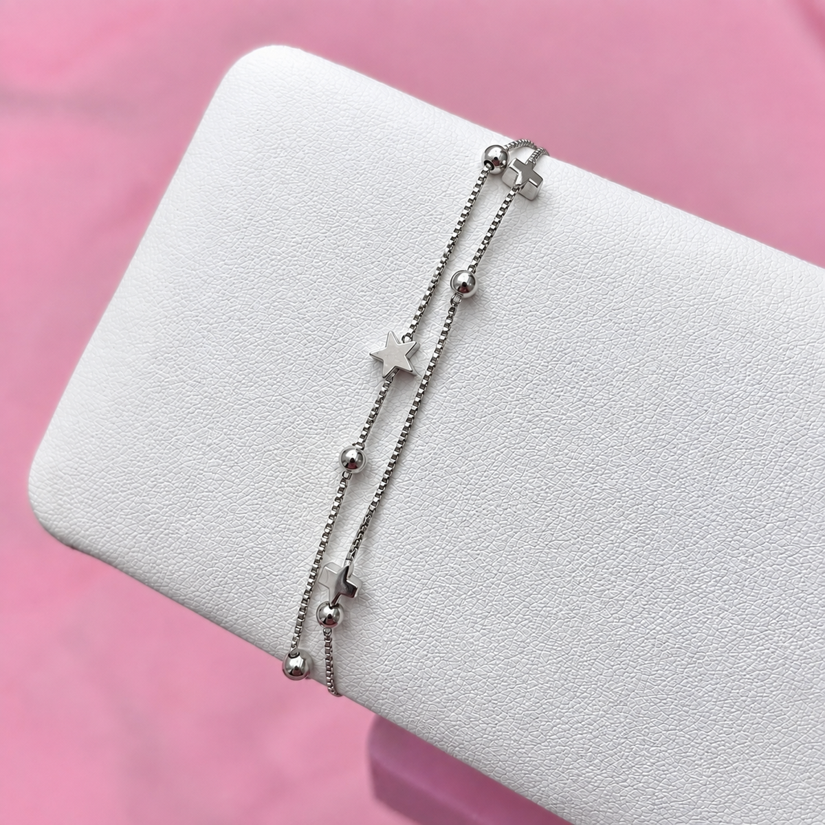 Stainless steel adjustable Star Bracelet