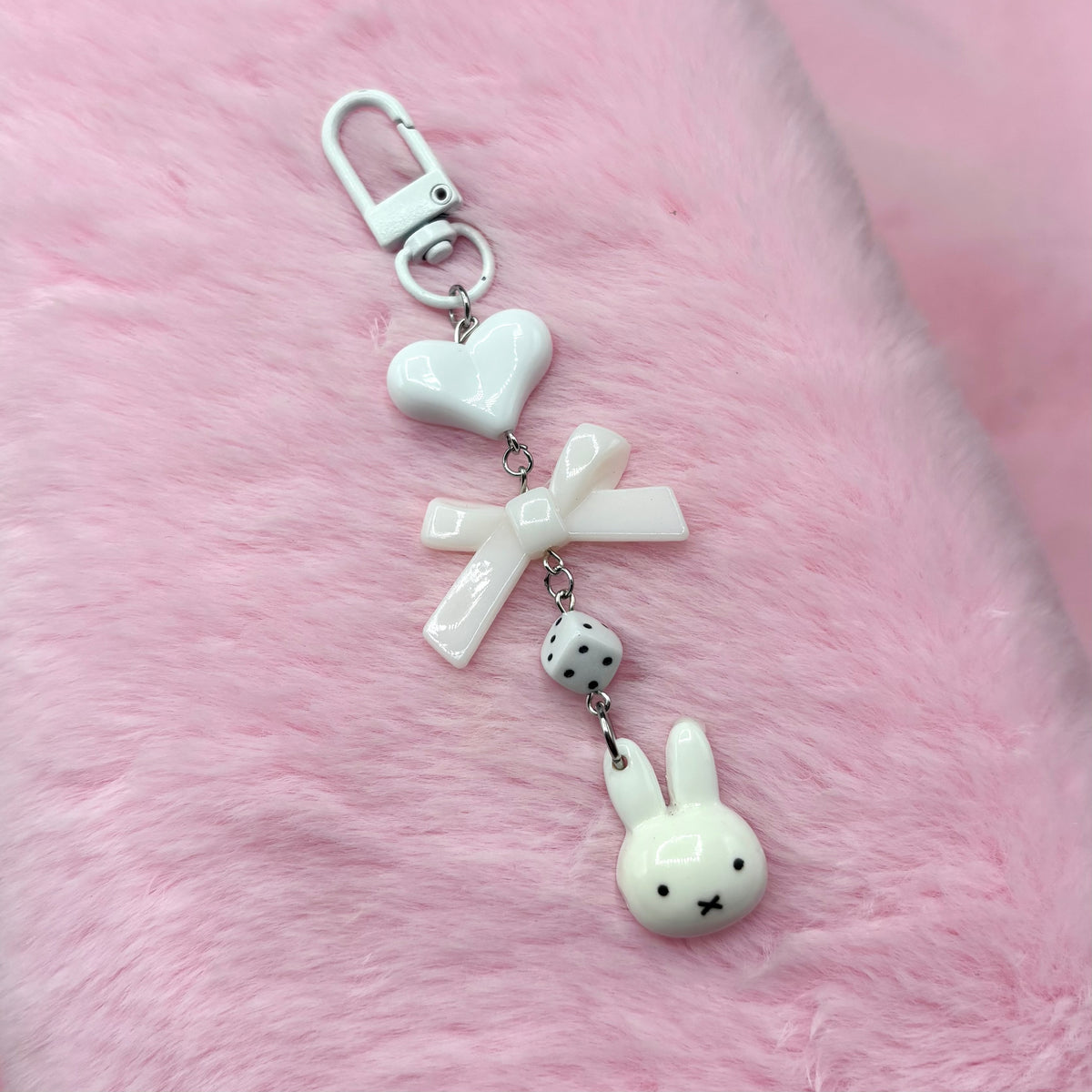 Mif character clip on bag beaded bag accessories