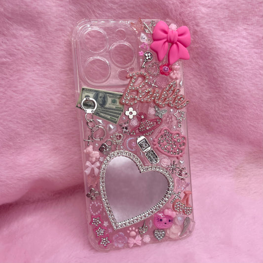 Y2k brat mirror iPhone 15 pro max junk phone case