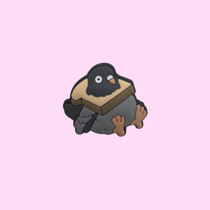 Pigeon Shoe Charm