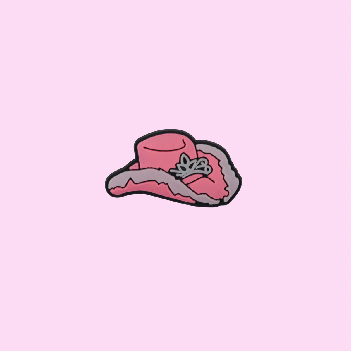 Cowgirl hat Shoe Charm