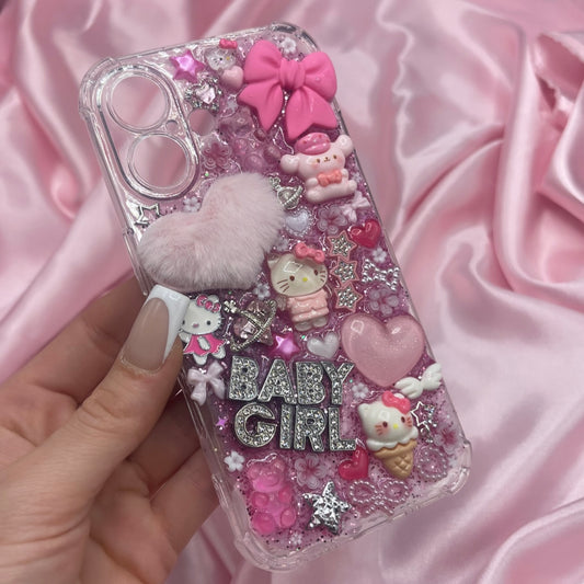 Iphone 16 baby girl kawaii junk case