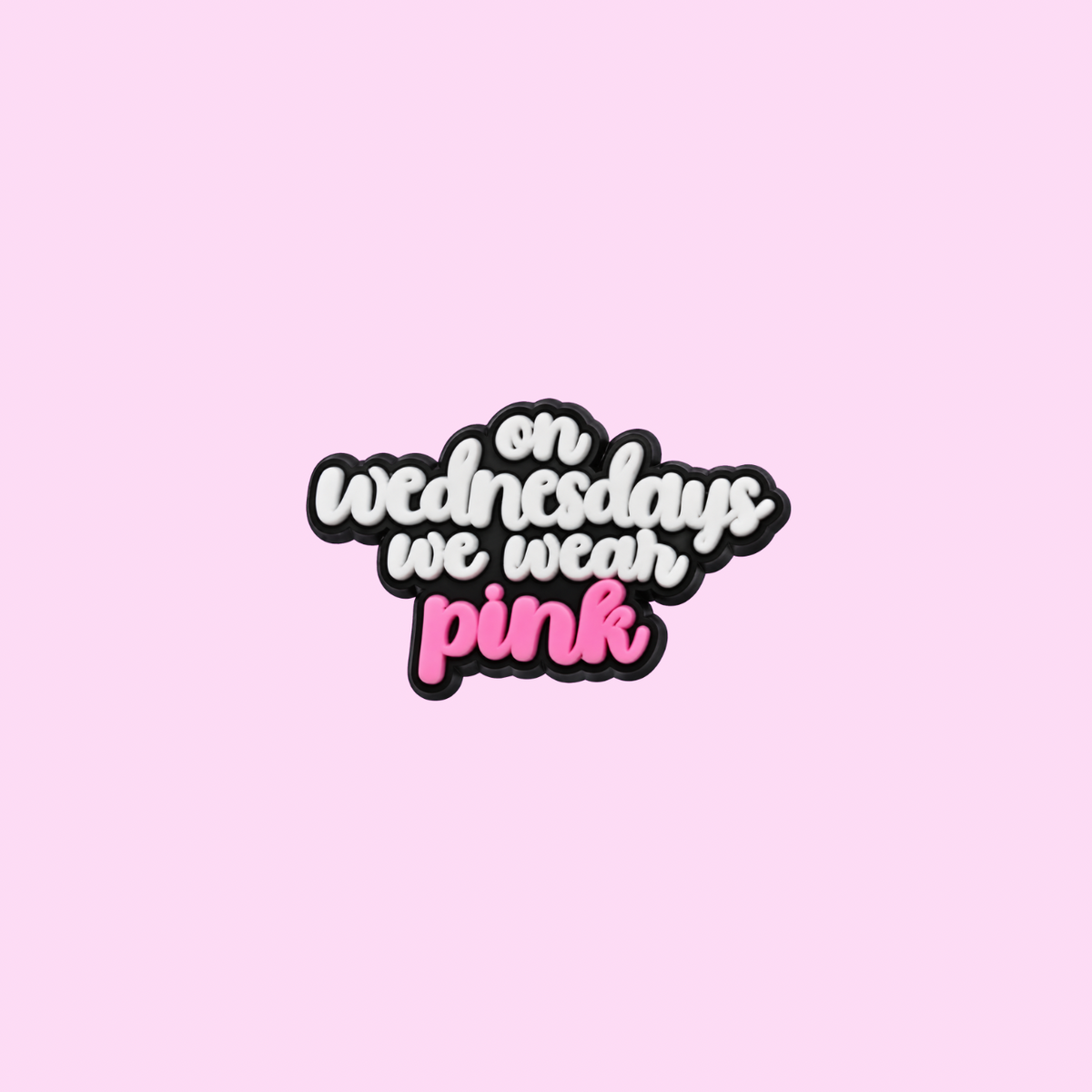 On Wednesdays we Wear Pink Shoe Charm