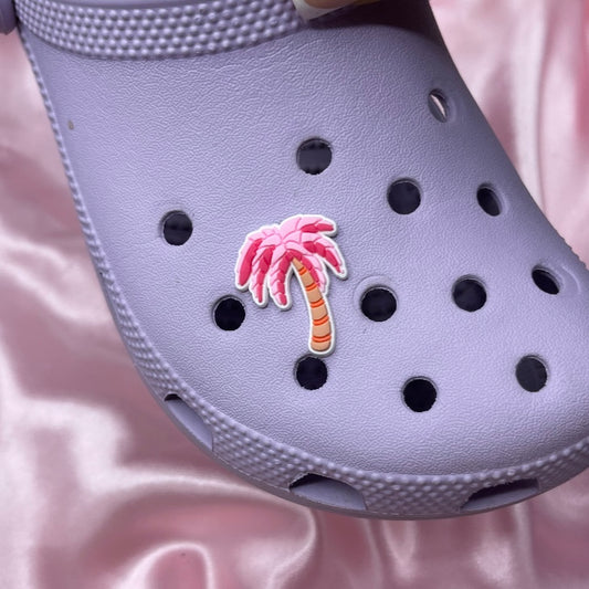 Palm tree croc charm