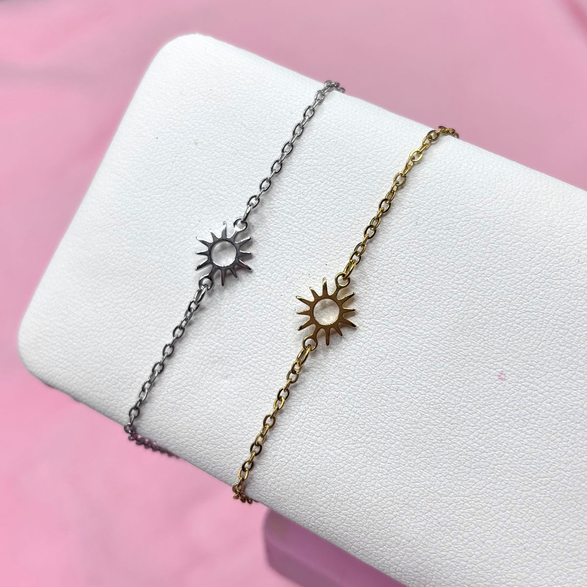 Stainless steel adjustable Sun Bracelet