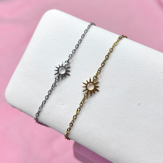 Stainless steel adjustable Sun Bracelet
