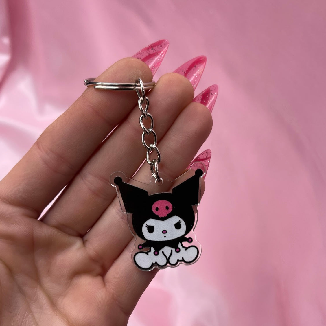 Kawaii devil acrylic charm KeyRing