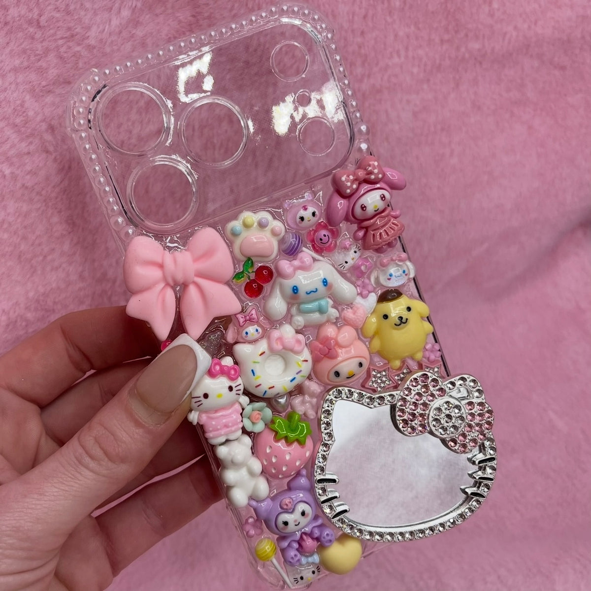 Kawaii core mirror iPhone 17 pro junk phone case