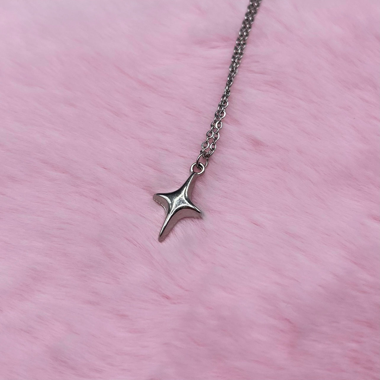 Silver | Gold sparkle star adjustable Necklace