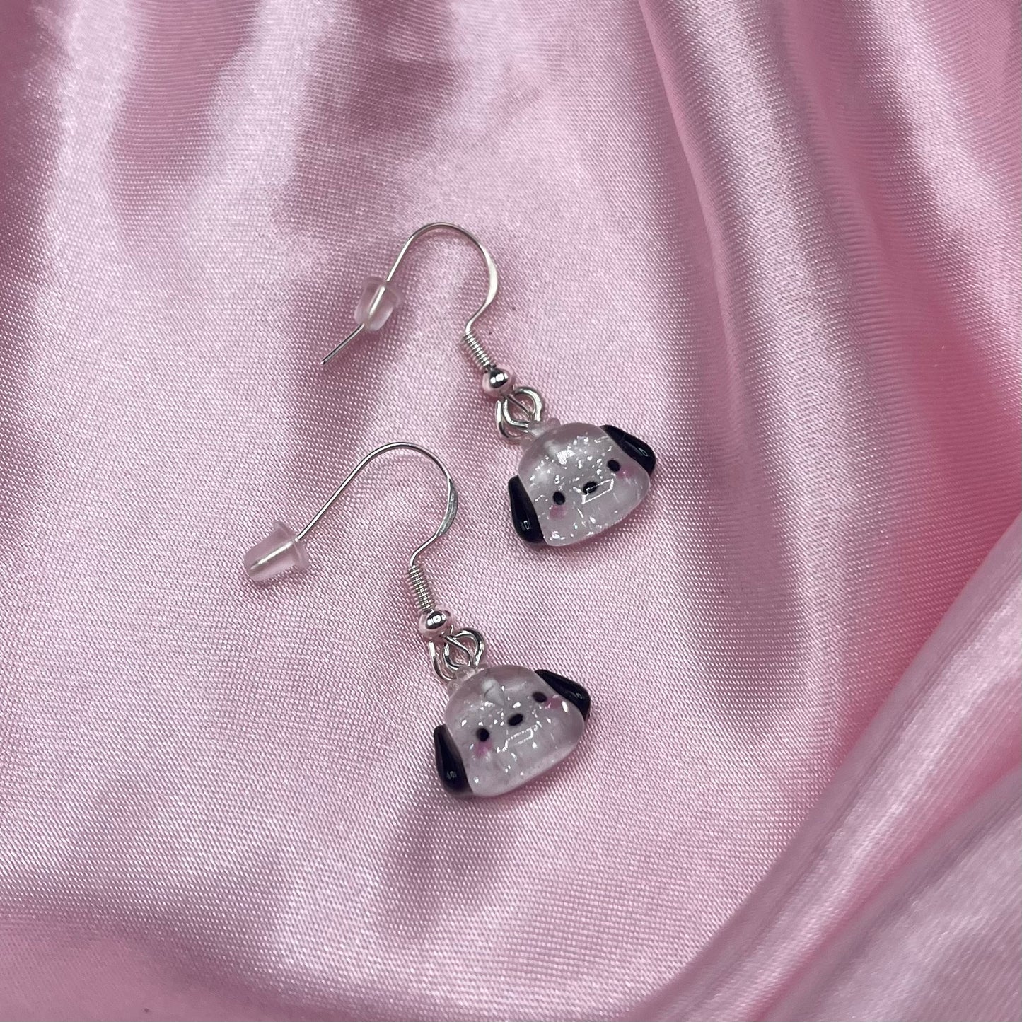 Sterling silver kawaii Earrings