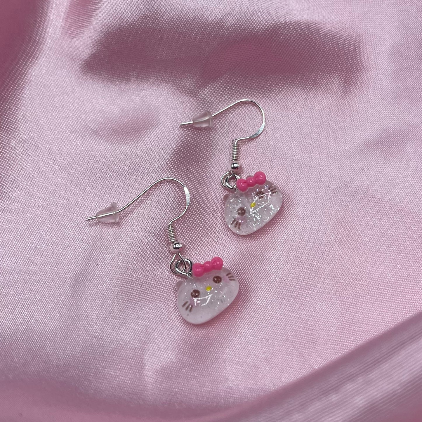 Sterling silver kawaii Earrings