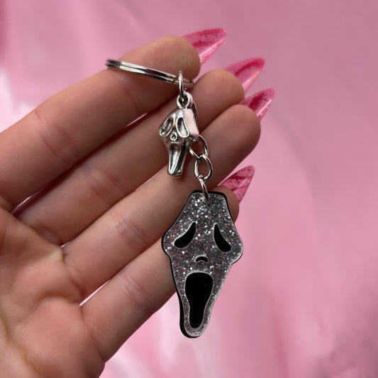Ghostface acrylic charm KeyRing