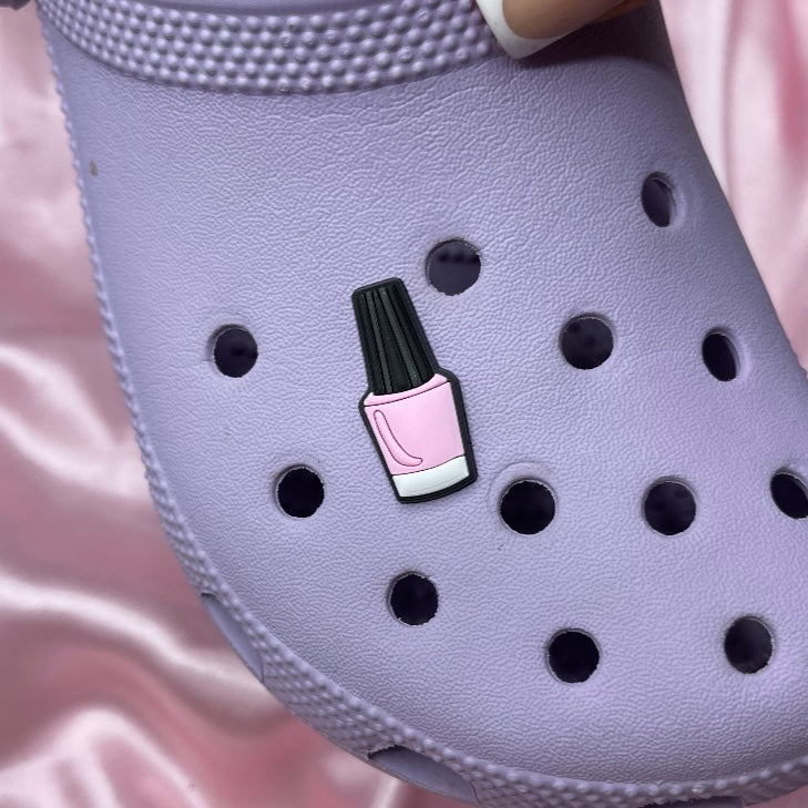 nail polish croc charm