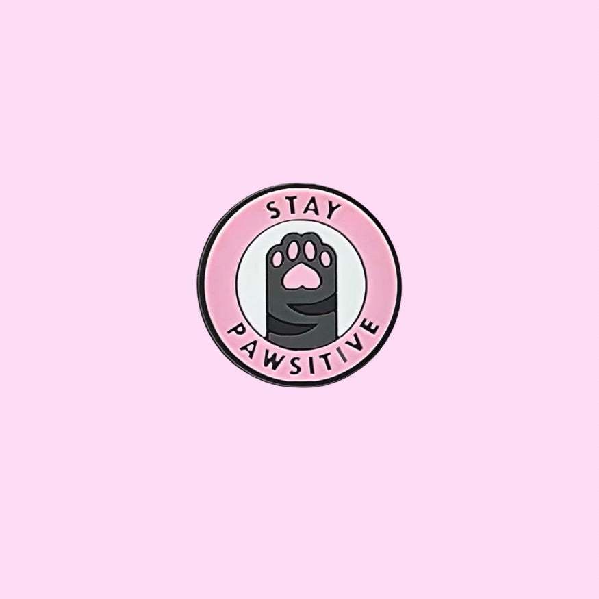 Stay pawsitive Shoe Charm
