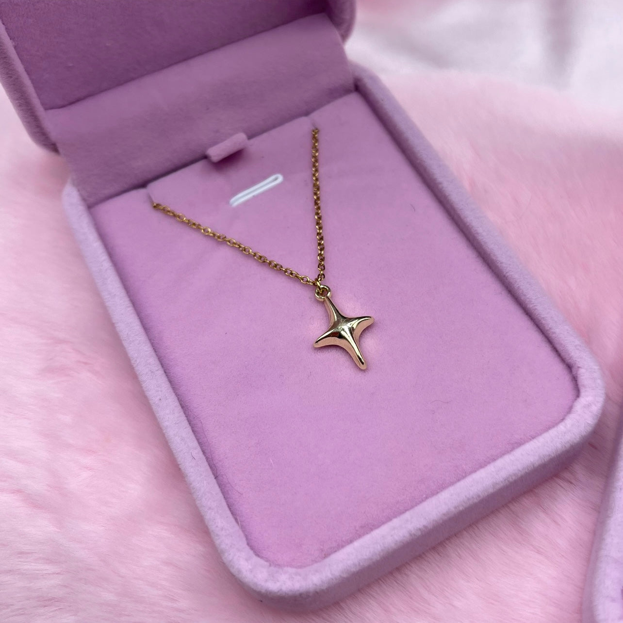 Silver | Gold sparkle star adjustable Necklace