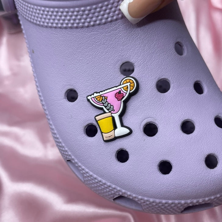 Cocktail croc charm