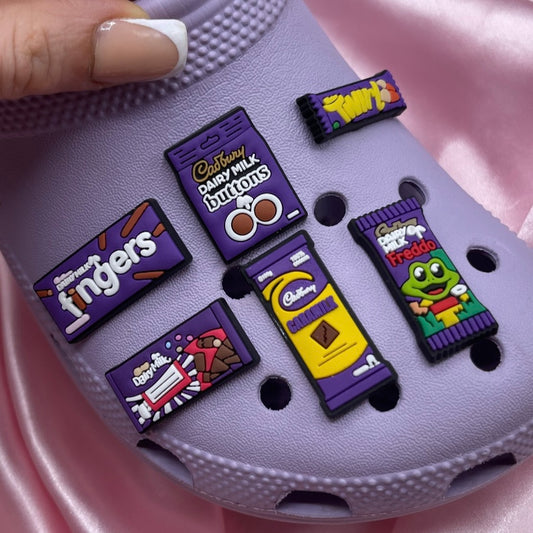 Chocolate croc charms