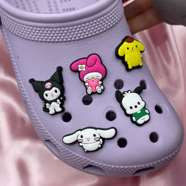 Kawaii croc charms