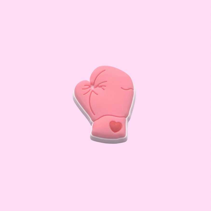 Boxing glove Shoe Charm