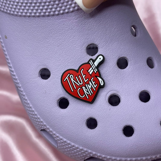 True crime croc charm