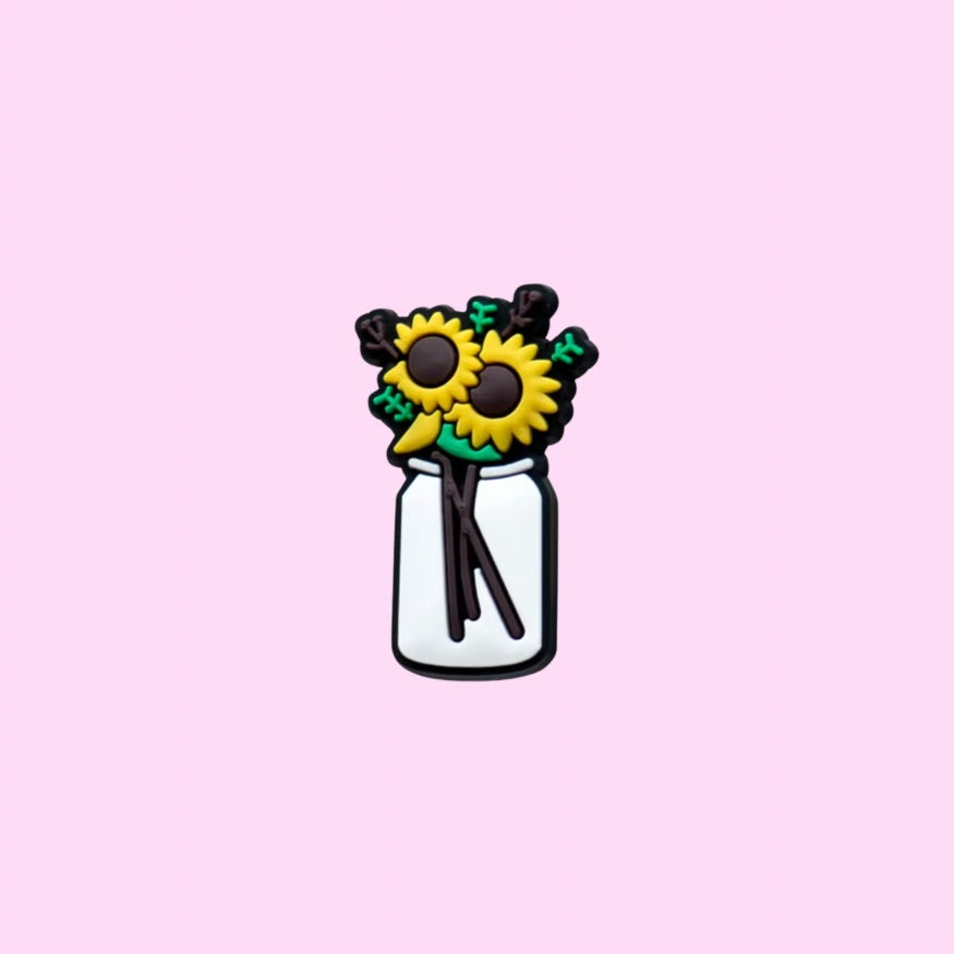 Sunflowers Shoe Charm