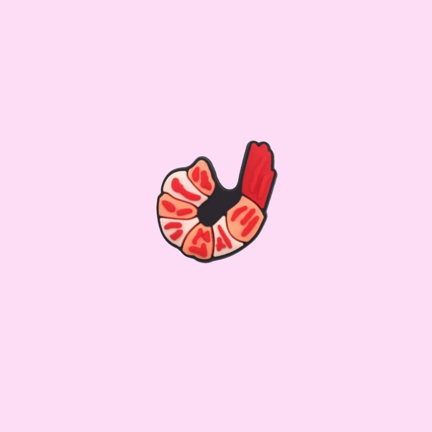 Shrimp Shoe Charm