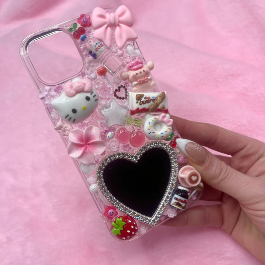 Kawaii mirror iPhone 13/14 junk phone case