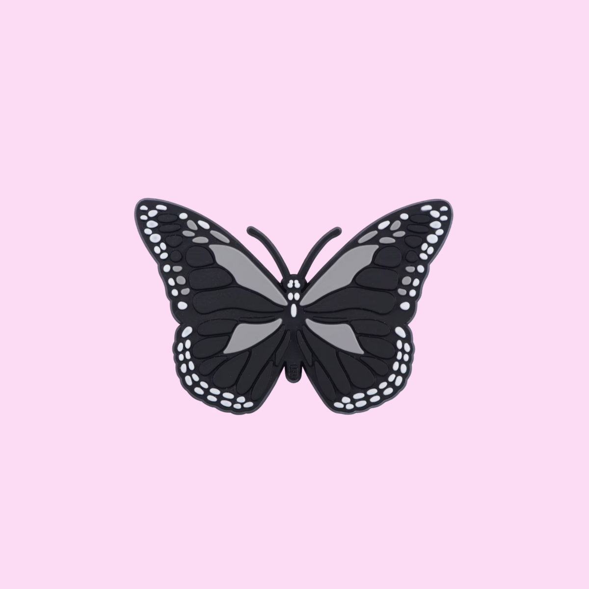 Black butterfly Shoe Charm