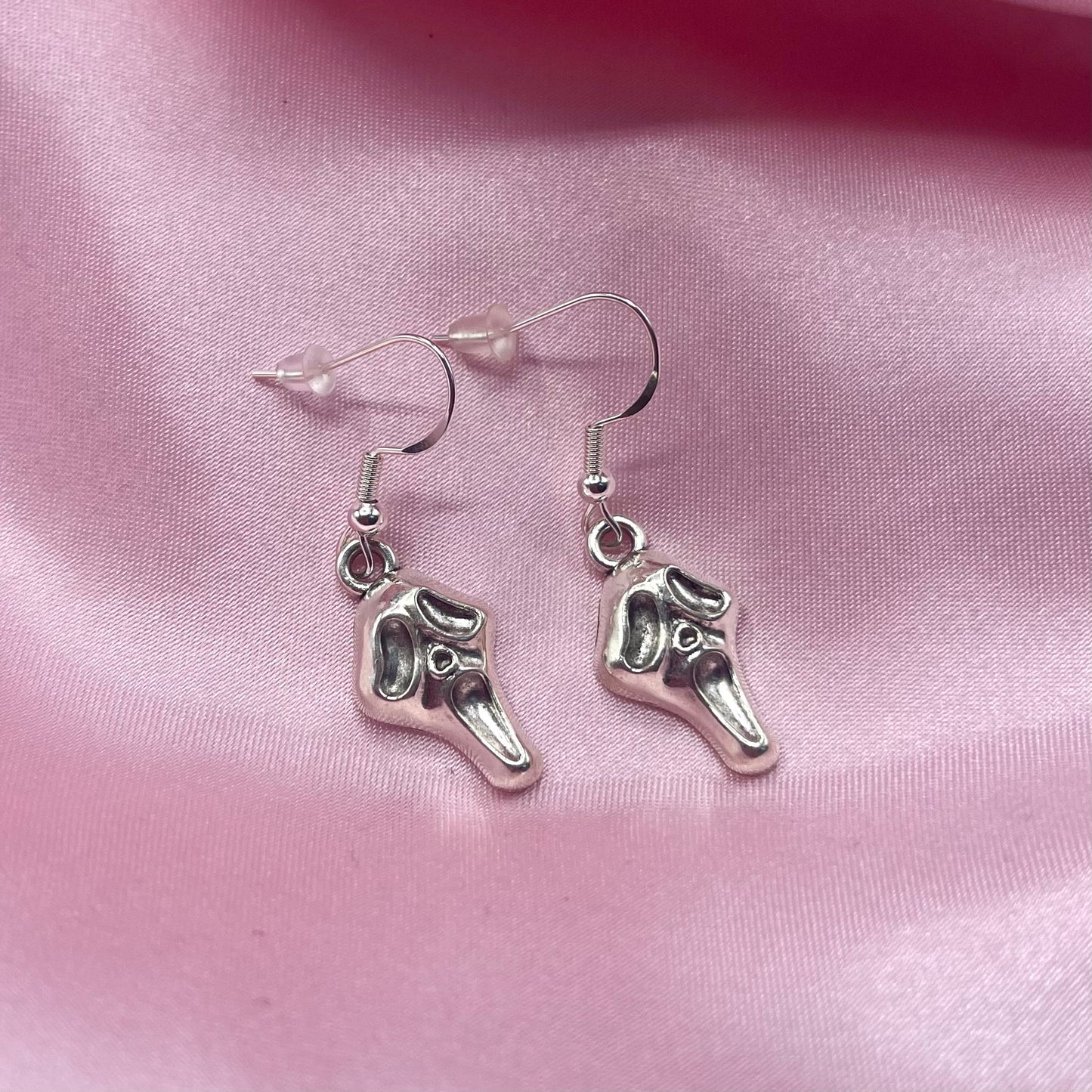 Sterling silver ghostface Earrings