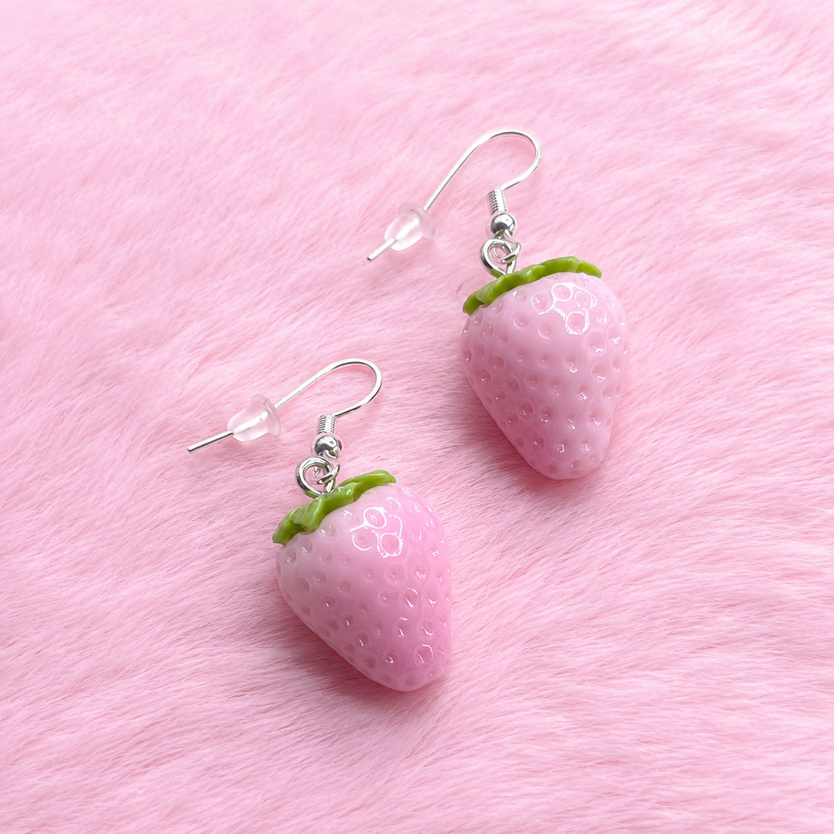 Sterling silver strawberry Earrings